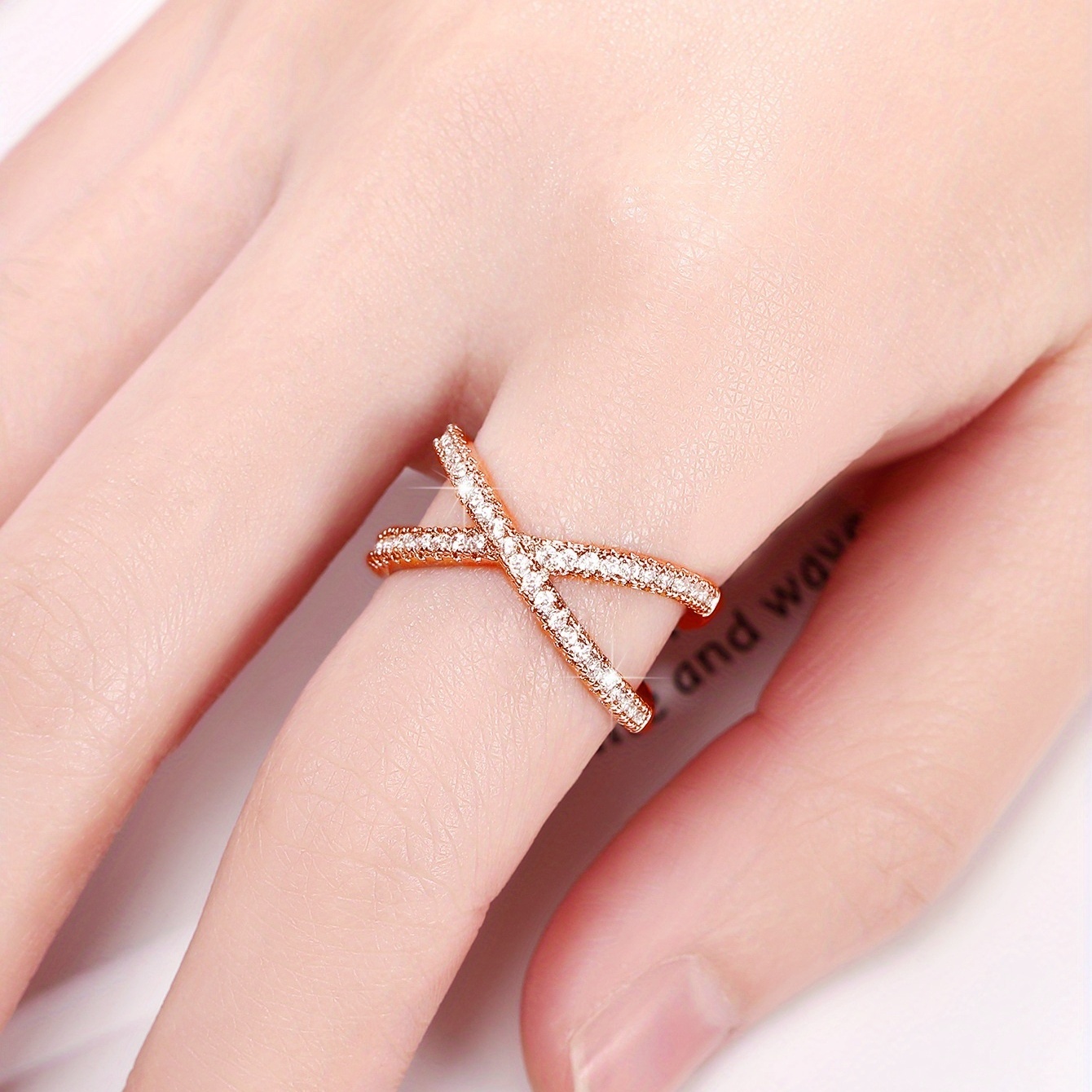 Zirconia Wedding Ring Set for Women Engagement